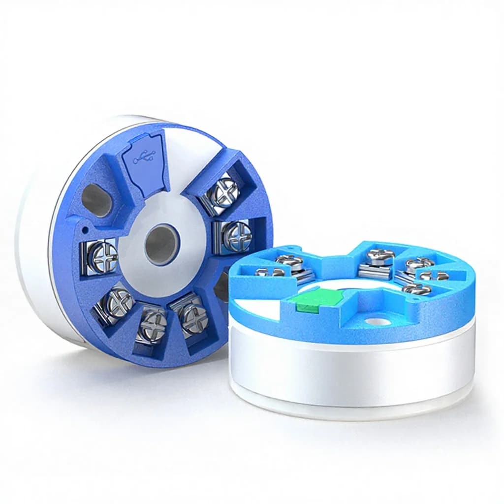 High Temperature PT100 Temperature Transmitter 4-20mA Analog Integrated Universal 3-wire 4-wire Signal Converter