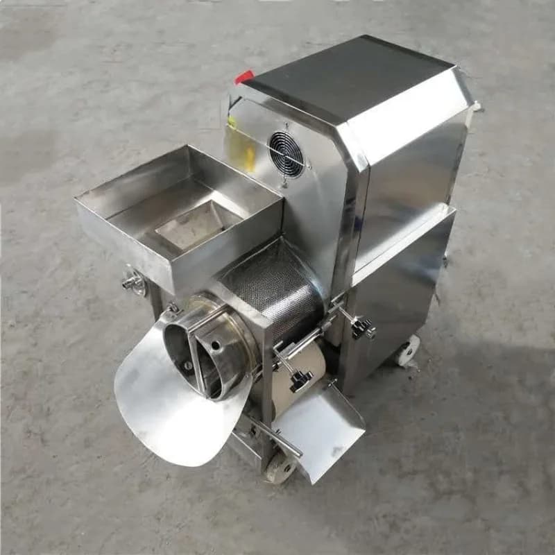 Stainless steel fish fillet production fish bone and meat separator/fish bone machine