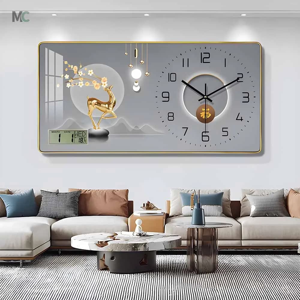 Calendar mural acrylic crystal painting mural art home decoration painting manufacturers wholesale modern fashion simple