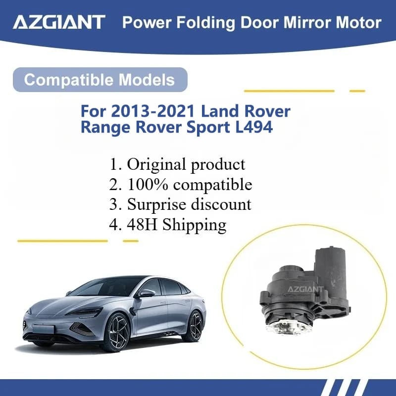 AZGIANT For 2013-2021 Land Rover Range Rover Sport L494 Car Wing Mirror Authentic Folding Motor Power Assembly Automatic Folding