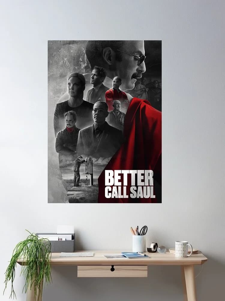 Better Call Saul Movie Art Print Canvas Poster, Living Room Decor, Home Wall Picture