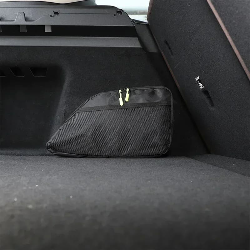 For BMW X1 iX1 U11 2023-2025 Oxford Cloth Black Car Trunk Storage Bag Multifunctional Organizer Toolkit Car Accessories