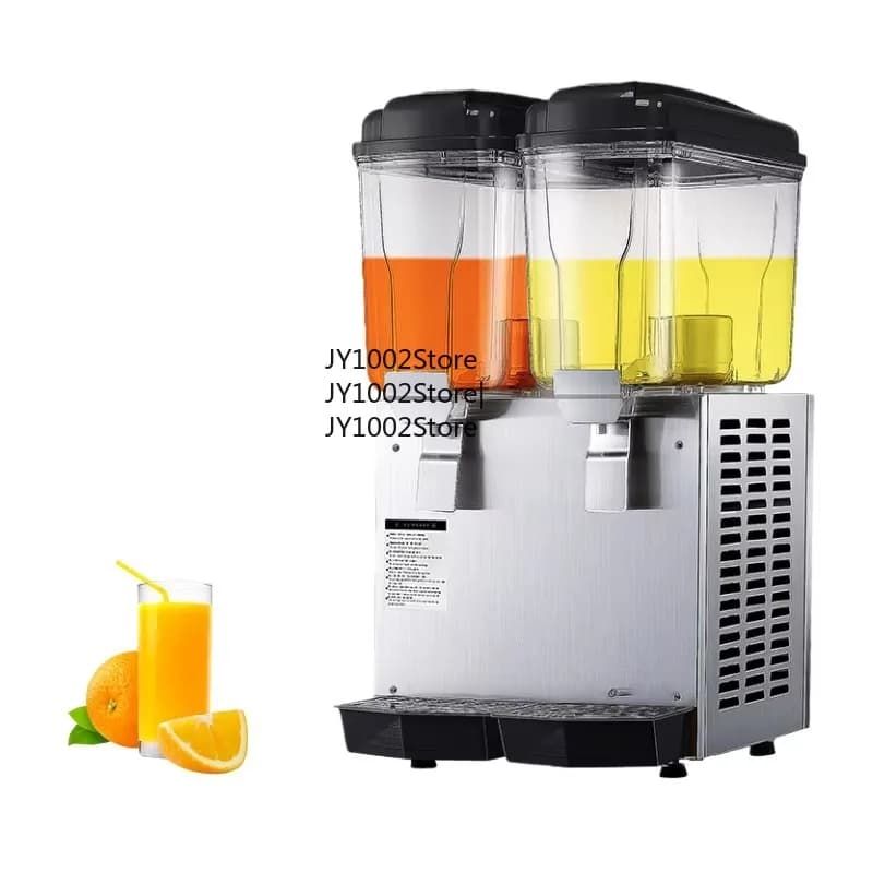 High Quality 2 Tanks Large Capacity Juice Extractor Machine Cold Beverage Drink Juice Dispenser Machine