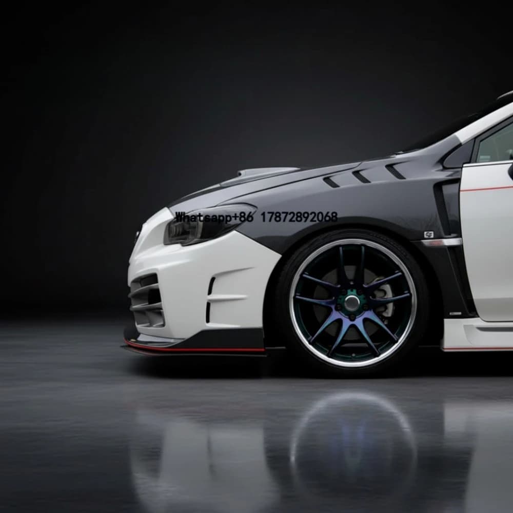 for WRX STI 2015-2021 Carbon Fiber Front Fender with Vent Style V1 V2