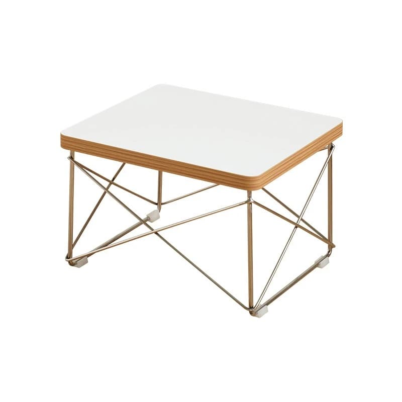 Coffee table small apartment household simple white bay window low table stainless steel medieval small side corner table