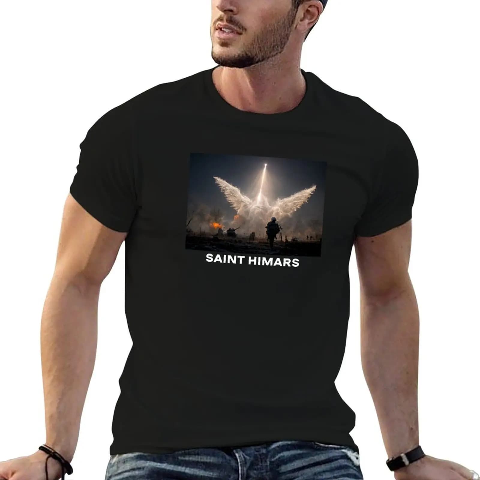 SAINT HIMARS (Merch) T-Shirt anime shirt essential t shirt mens t shirt graphic