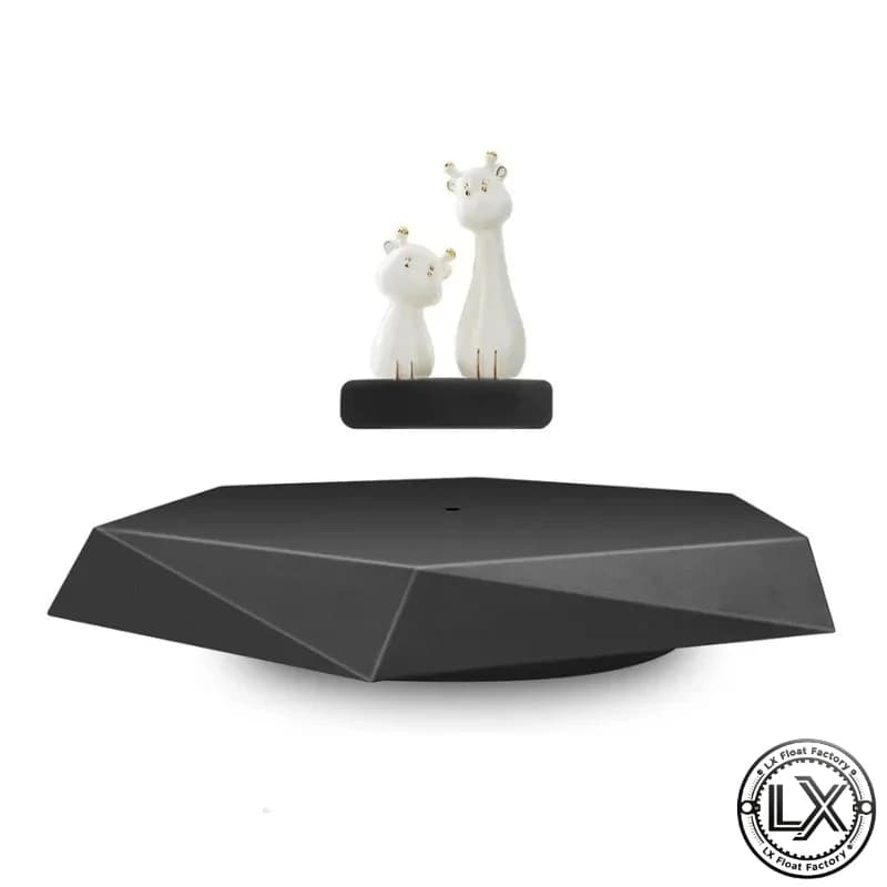 Levitating Display Stand Magnetic Floating Display with Stand for Toys Figures Miniatures Automatic Rotating Creative Gifts