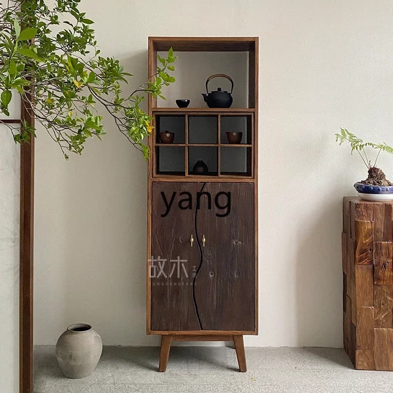 CX solid wood bogu frame Chinese retro shelf corner cabinet display medieval style