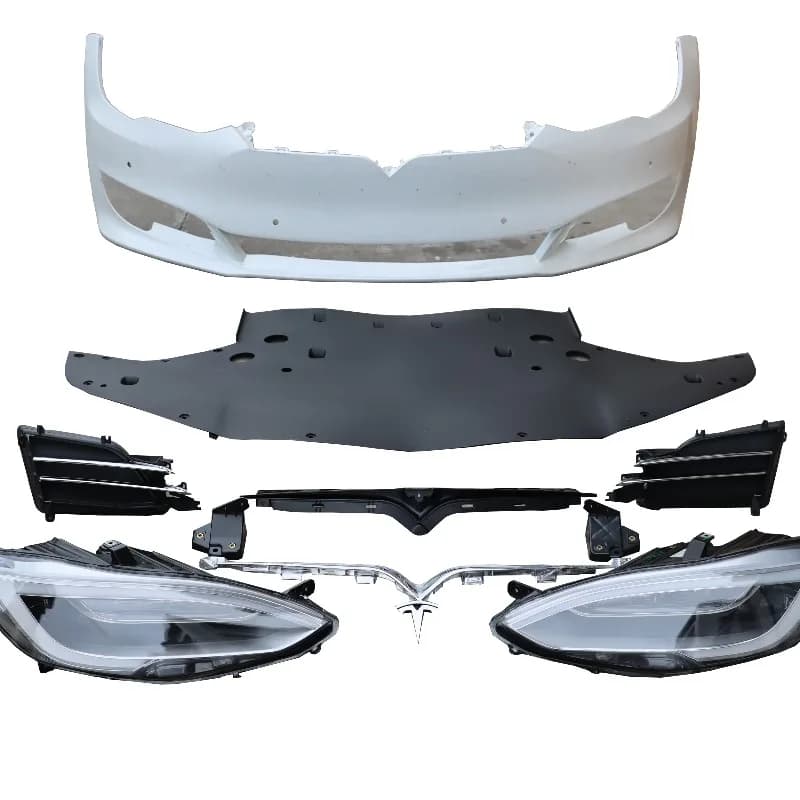 New Condition Body Kit for Model S 2014-2016 Upgrade Featuring Front Bumper and LED Headlights