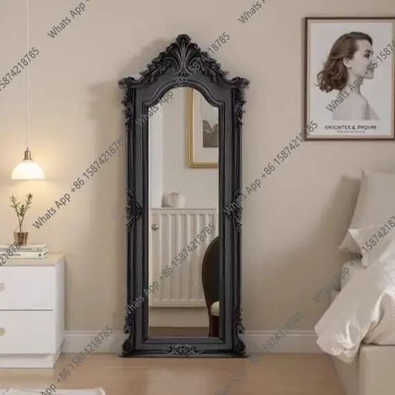 VB European Full-length Mirror Clothing Store Fitting Mirror American, Floor-to-ceiling Mirror Home Creative Design Special-shap