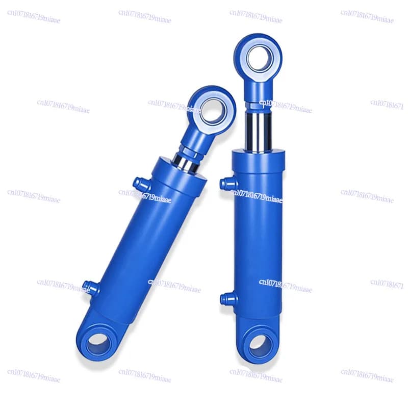 Hydraulic cylinder 5 tons non-standard oil top earrings two-way lifting engineering hydraulic cylinder equipment punching