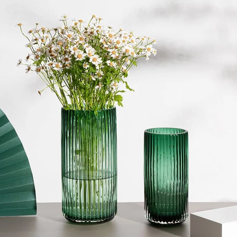 Colored Glass Vases, Vertical Hydroponic Flower Pots, Home Dining Table Decorations, Home Decor Items