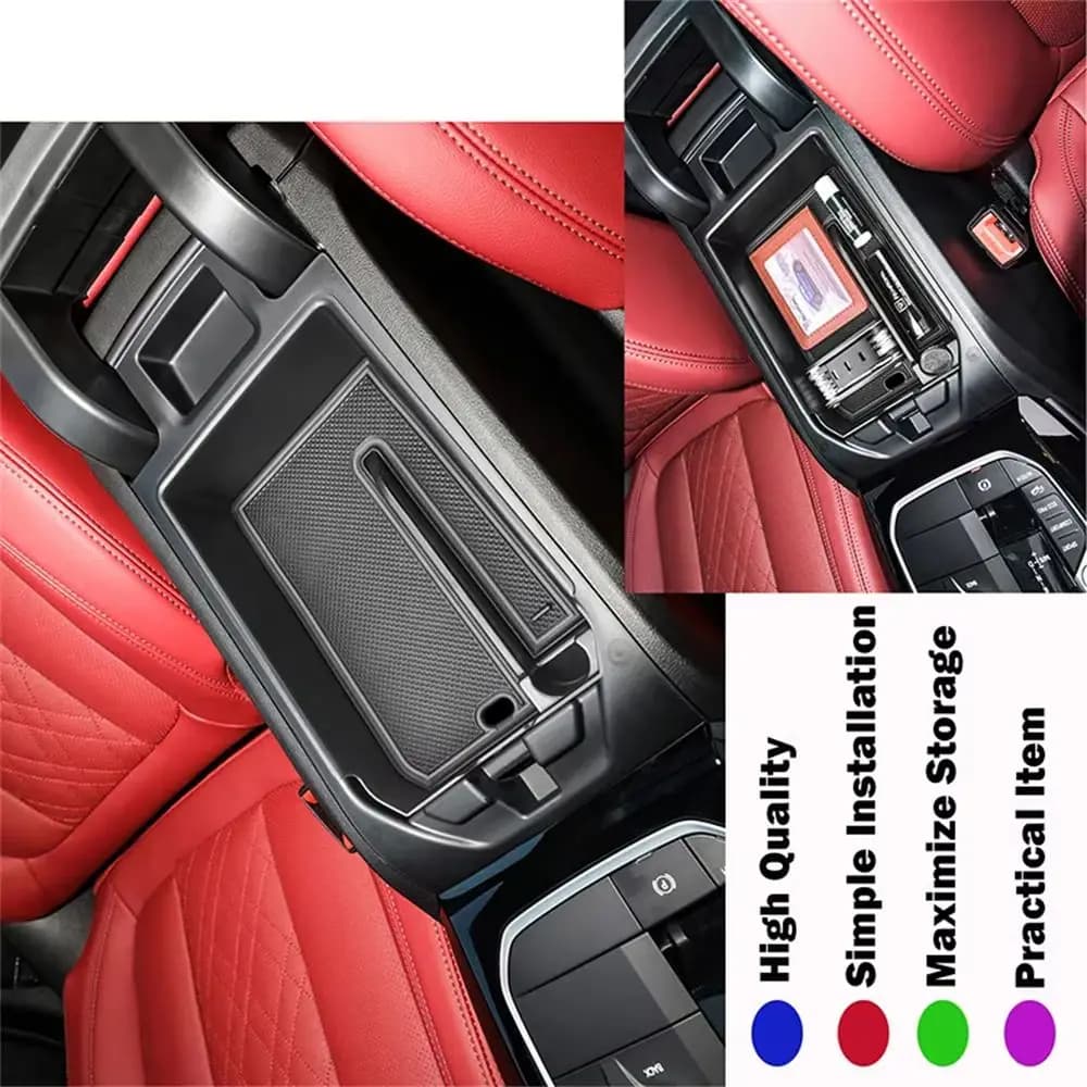 Center Conosle Organizer Tray for BMW X3 G01 2018- 2022 2023 2024 for BMW X4 G02 2019-2024 Console Armrest Storage Box