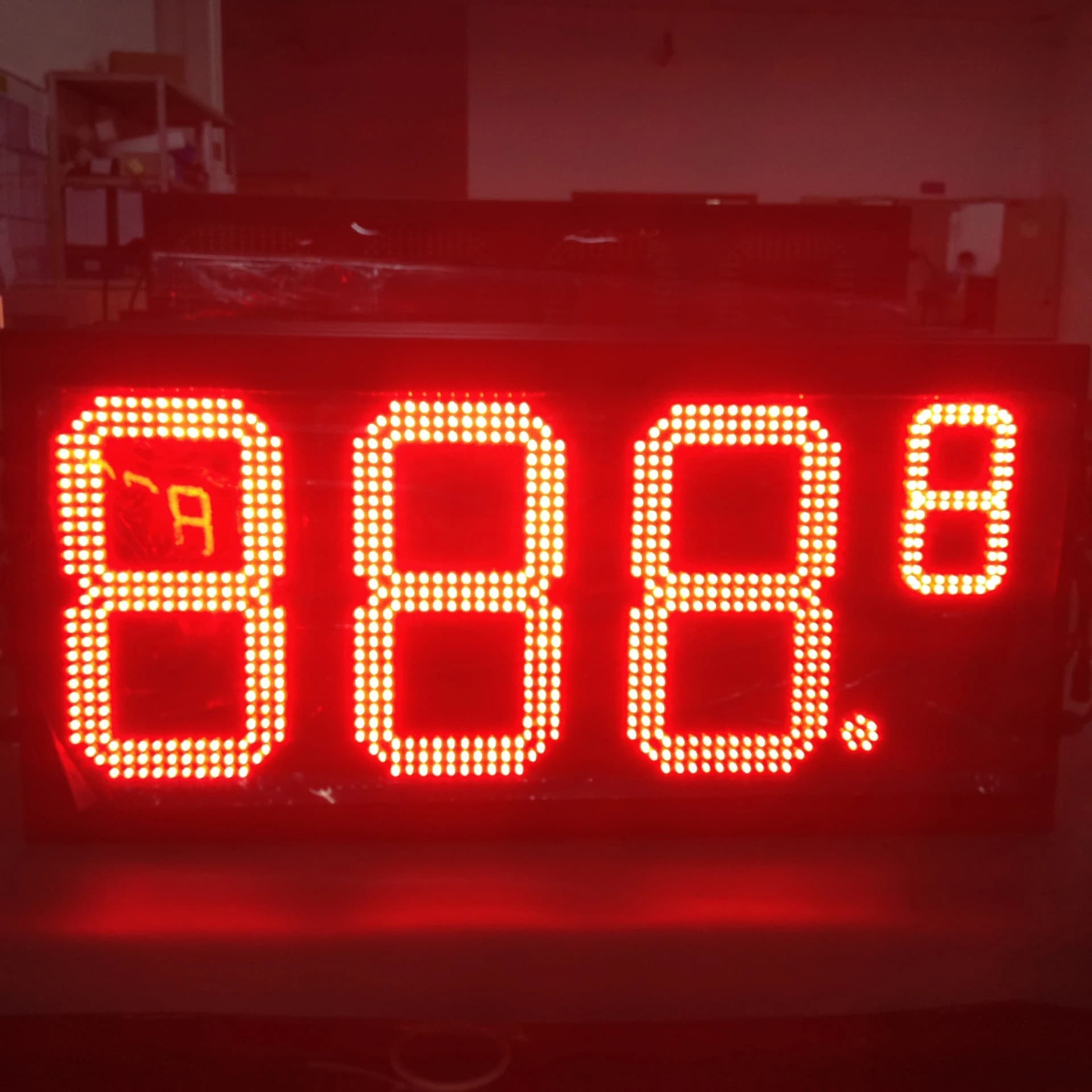 Hot Selling Gas Station LED Price Sign 8 Inch Digital Electronic LED Display Screen Price Panel