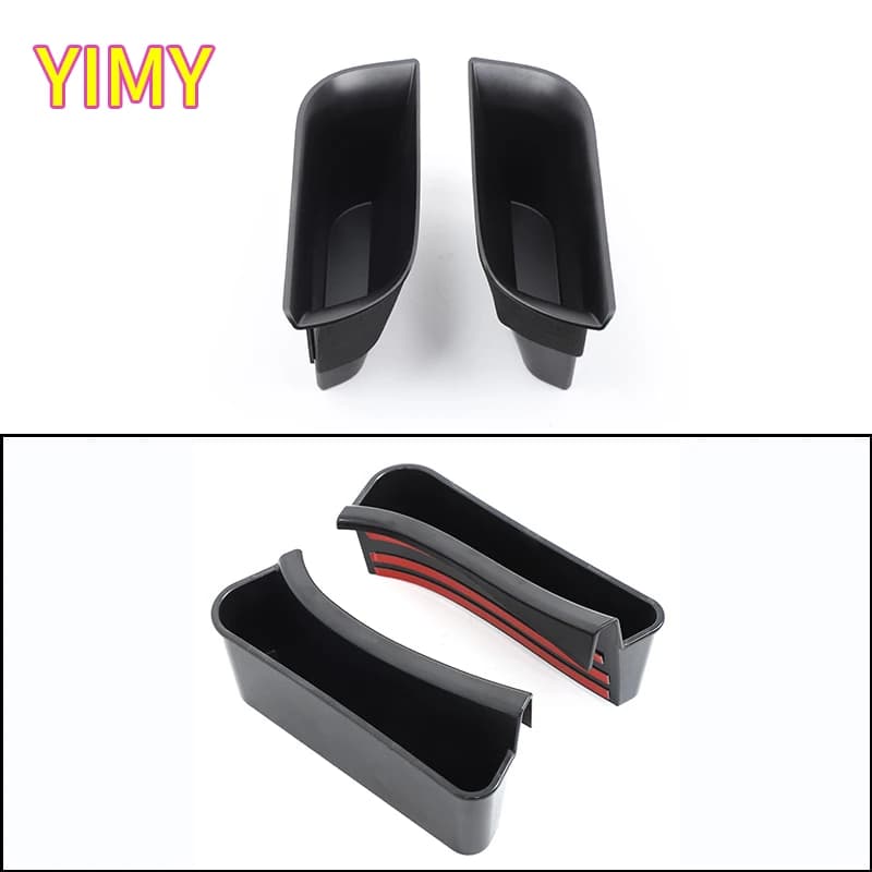 For Seat Leon 1P 2008-2012 ABS Front door inner handle storage box Central control gear side storage tray Interior accessories