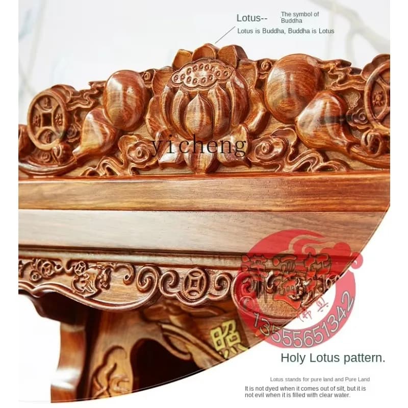 u3 Solid Wood Buddha Niche Clothes Closet Buddha Cabinet Second Floor Altar for God Cabinet God of Wealth Bodhisattva