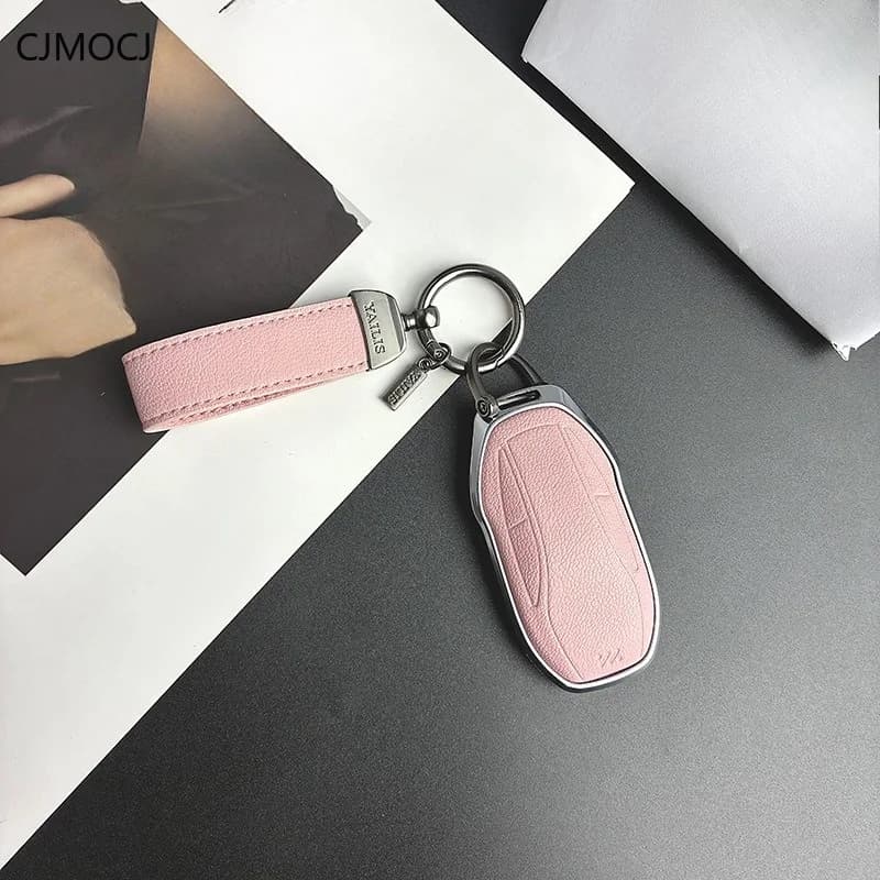 For 2023 IM LS7 LS6 L7 Key Case Cover, Zinc Alloy Metal Car Key Fob Shell, Shockproof Luxury Keychain, IM Motors Accessories