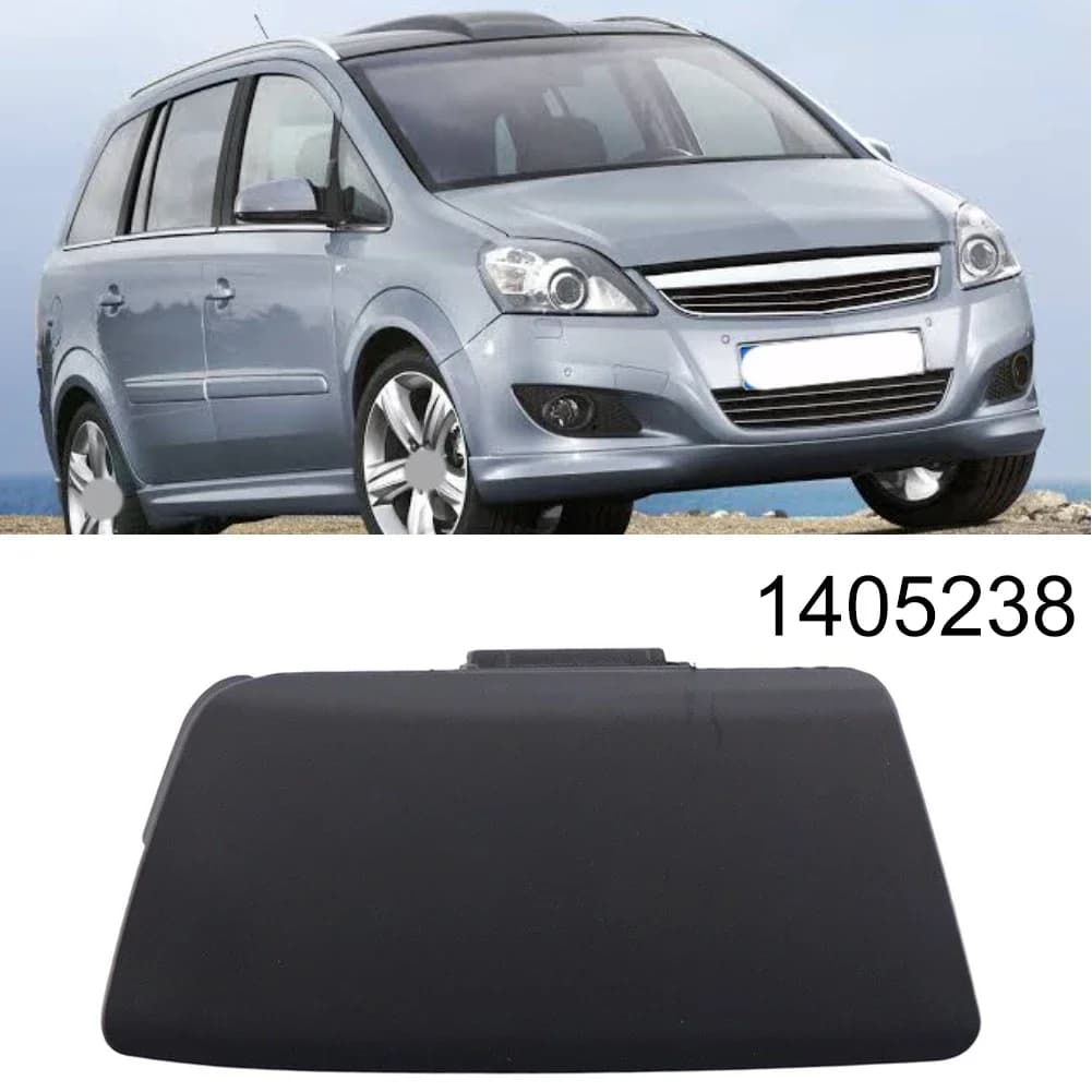 For Vauxhall Opel Zafira B 2008 2014 Front Bumper Tow Hook Cover Cap Black 1405238 Accessories