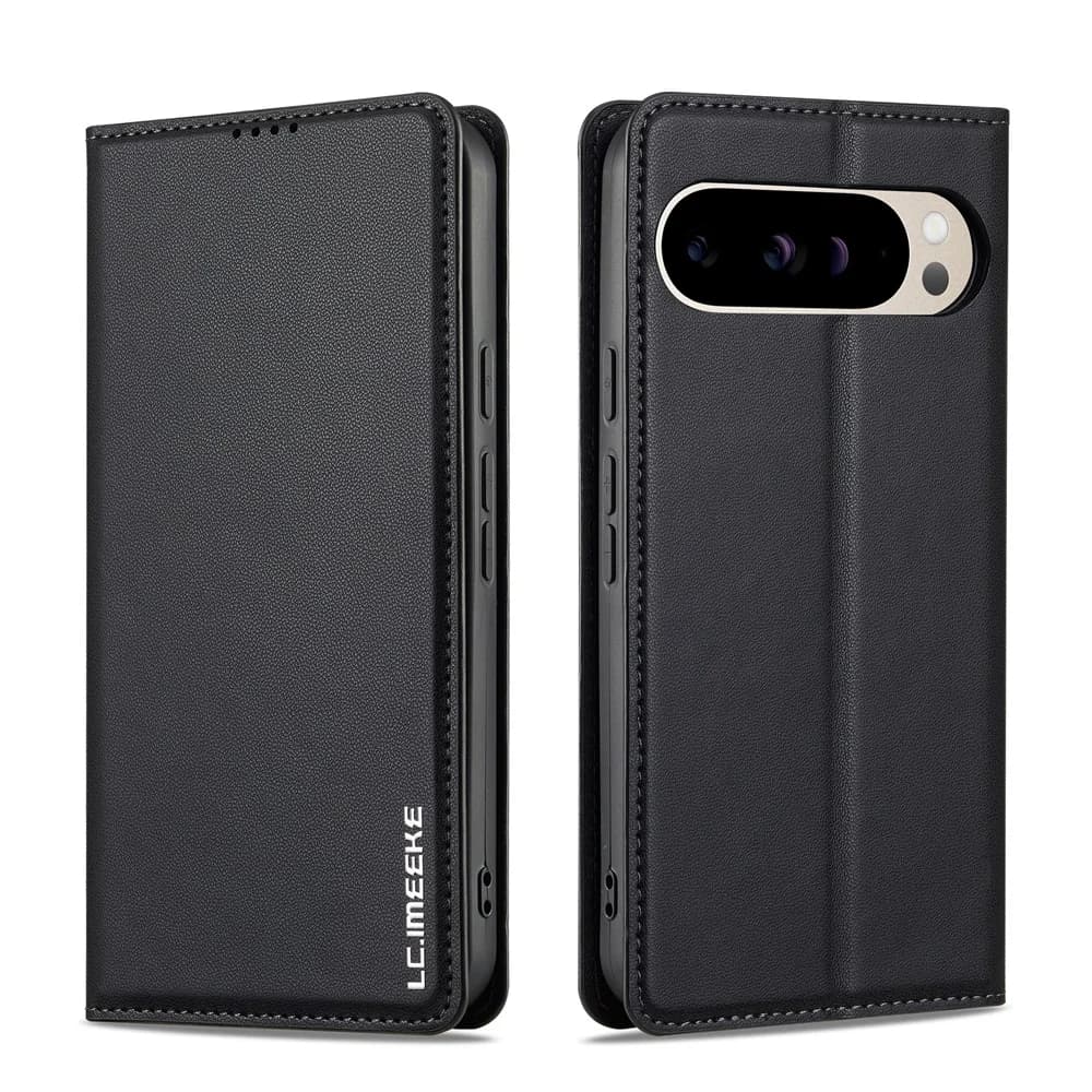 For Google Pixel 11 Pro XL 10 9 8 7 Pro XL Case Skin-Friendly Matte Leather Wallet Card Slot Shockproof Back Cover Accessories