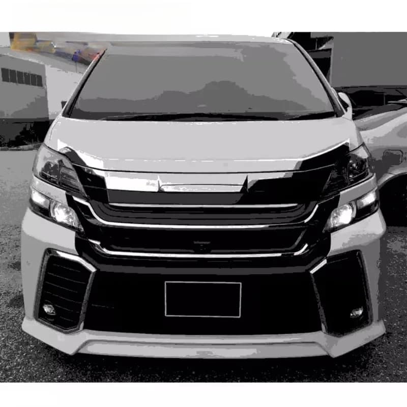 High Quality  100% FITMENT vellfire 2008 To 2015  ALPHARD  BODY KIT PP MATERIAL Car Bumpers  For 20