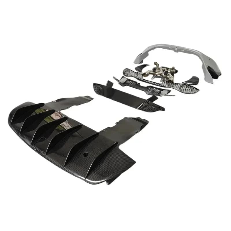 High Quality Factory Hot Sale Forged Carbon Fiber Rear Lip Diffuser Body Kit Gallardo LP0 LP0 LP0