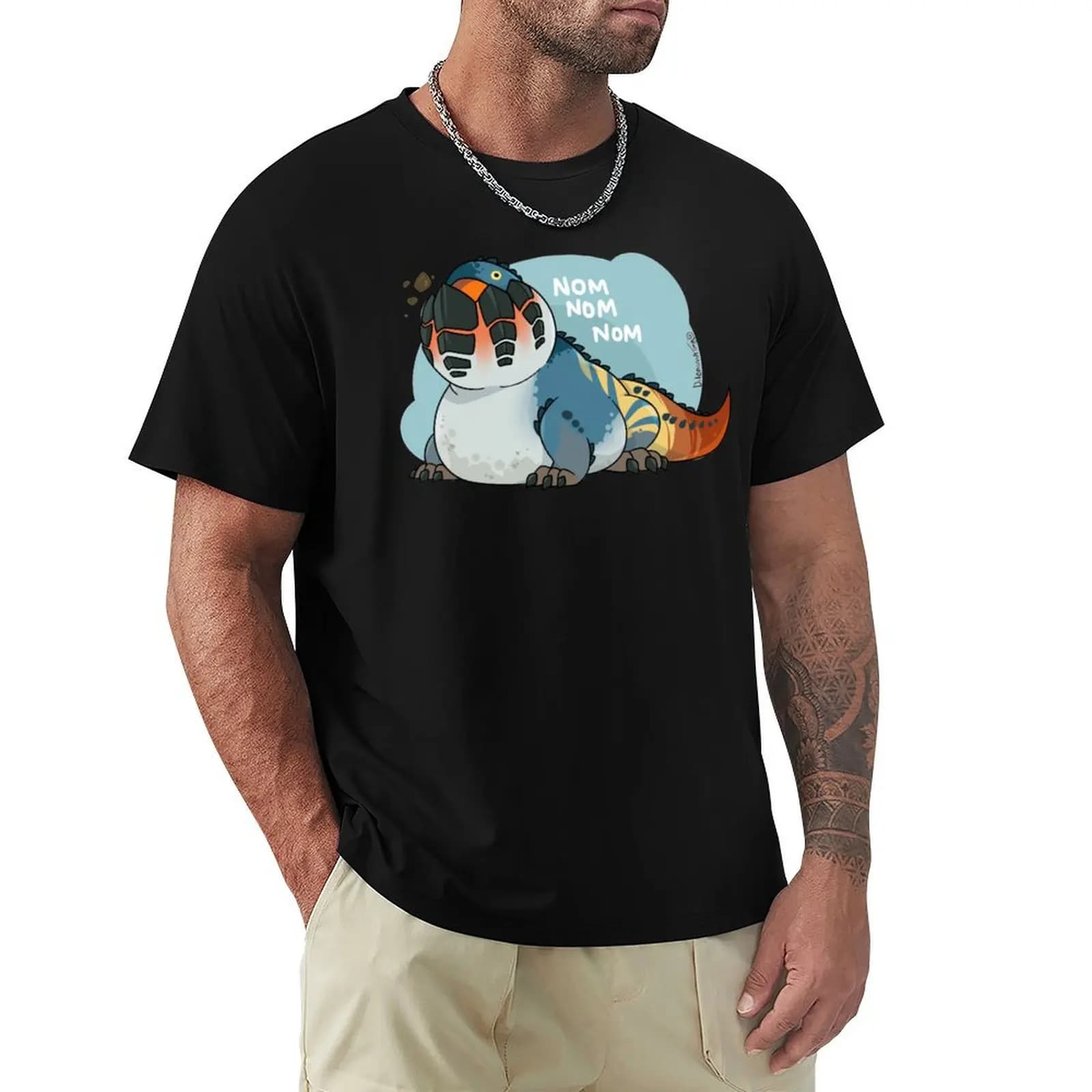 Dodogama Monster Hunter World Gifts For Men and Women T-Shirt plus size tops summer clothes heavyweight t shirts for men