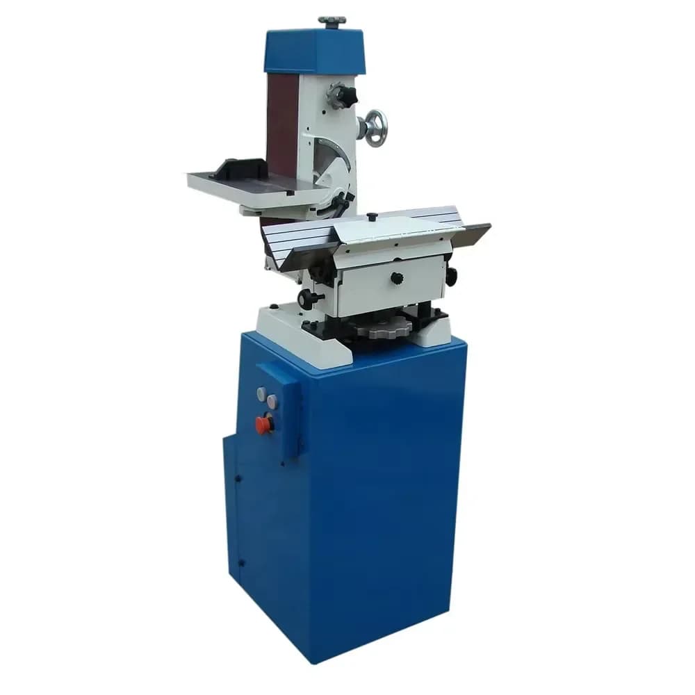 Bkm250 TTMC Sander Plate Edge Chamfer Hine, Industrial Belt Grinder For Metal And Wood