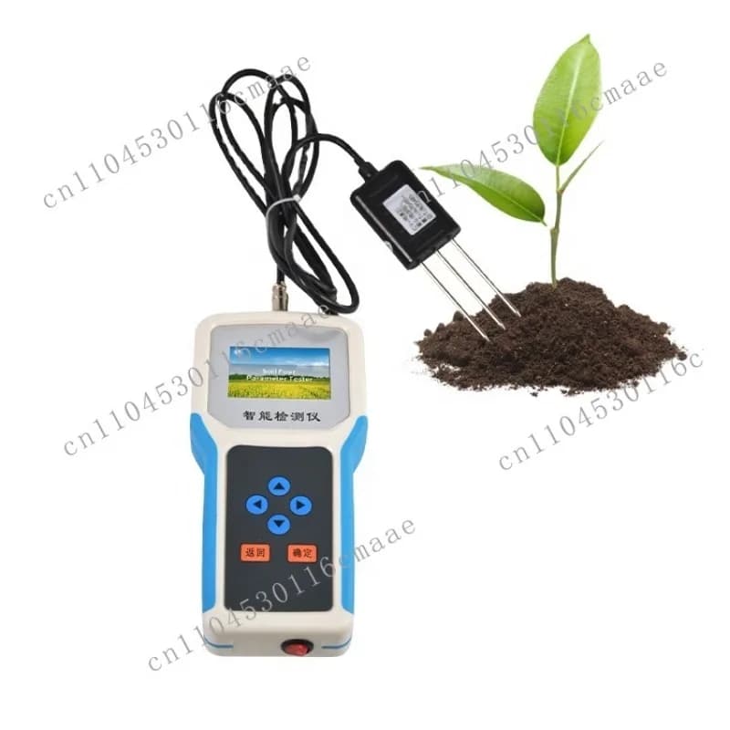 High Precision Four-in-One Soil Moisture Meter Portable Soil  Salinity PH Soil Moisture Tester Tester
