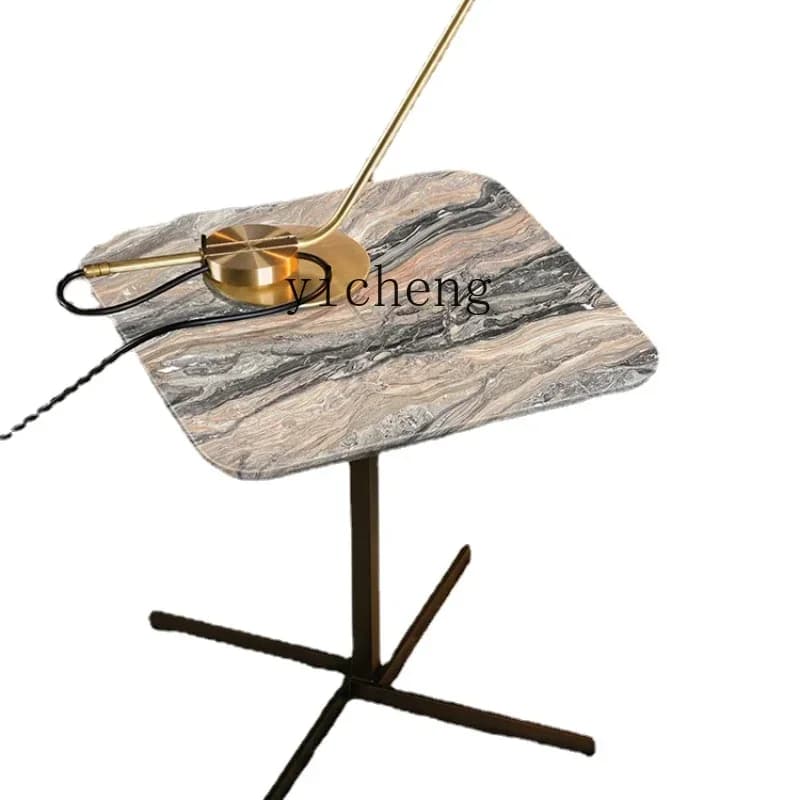 Mild Luxury Marble Small Coffee Table Living Room Sofa Side Table Corner  Small Table