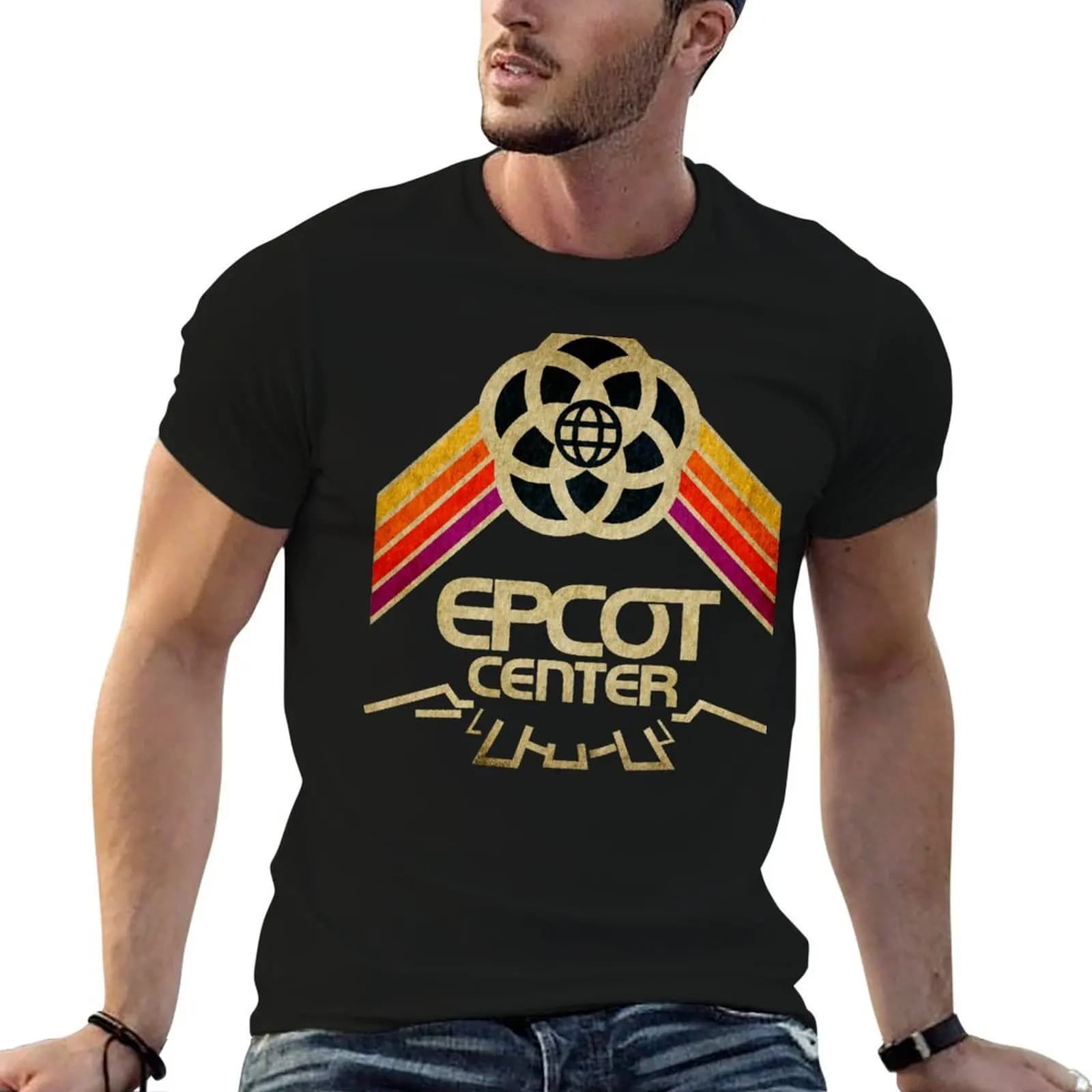 Epcot Center Distressed T-Shirt cheap stuff boys whites shirts men