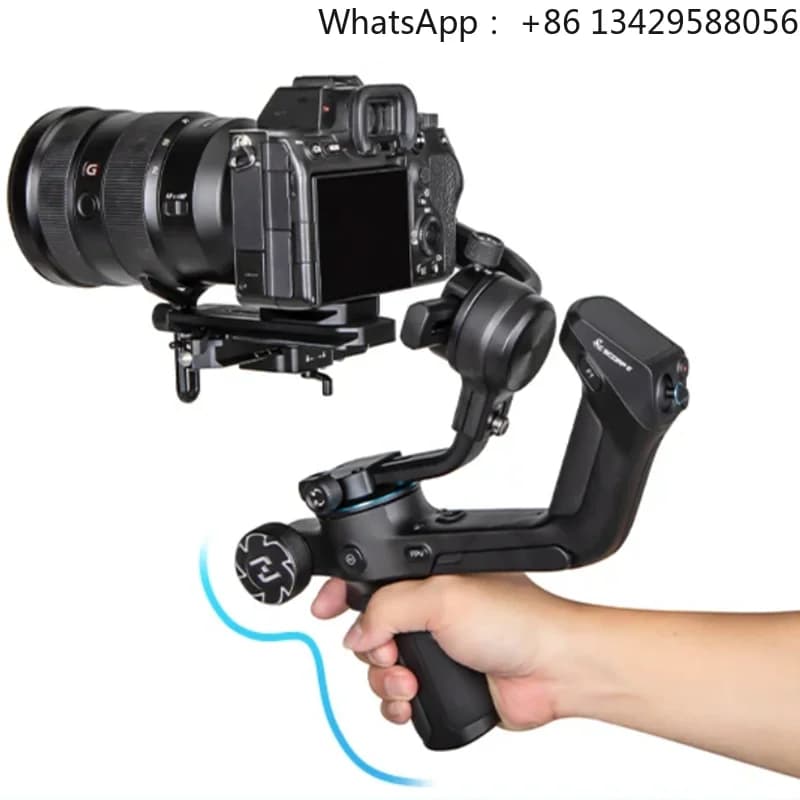 Newest FeiyuTech Scorp 2 1.3'' OLED Touch-screen Built-in AI Tracker Anti-shake 3- Handheld Gimbal Stabilizer 2.5kg Payload