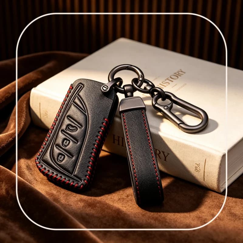 Leather Fob Shell for Lexus UX ES UX200 UX250h ES200 ES300h ES350 US200 US260h Car Key Case Cover Protector