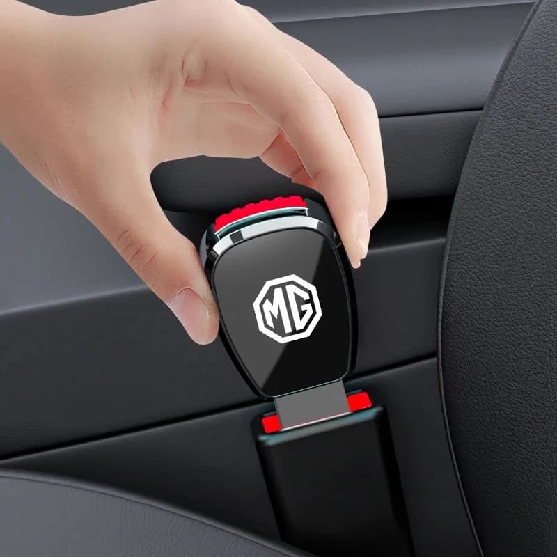Morris Garages Car Seatbelt Shoulder Strap Extension Button Fit MG ZS EV HS EHS PHEV MG3 MG4 MG5 MG6 MG7 GT ZR RX5 RX8 ONE Cyber