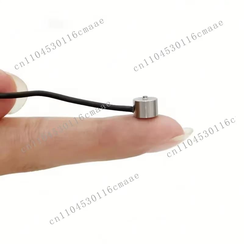 Button-type capsule weighing sensor, 20kg, strain gauge force sensor, alloy steel, IP65, waterproof, 0.5% accuracy