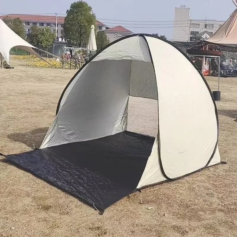 Outdoor tent beach lawn one second quick open waterproof sunscreen leisure field camping automatic fast folding sunshade