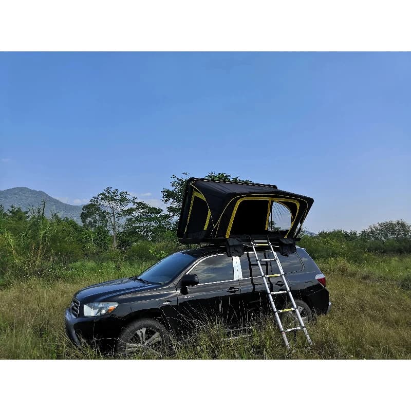 Waterproof Soft Shell Roof Top Tent With Skylight Single Bedroom