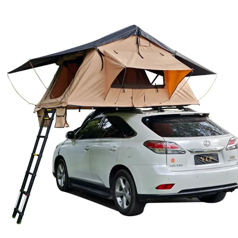 Car driving tent Car driving tour Soft top folding camping Car roof tent