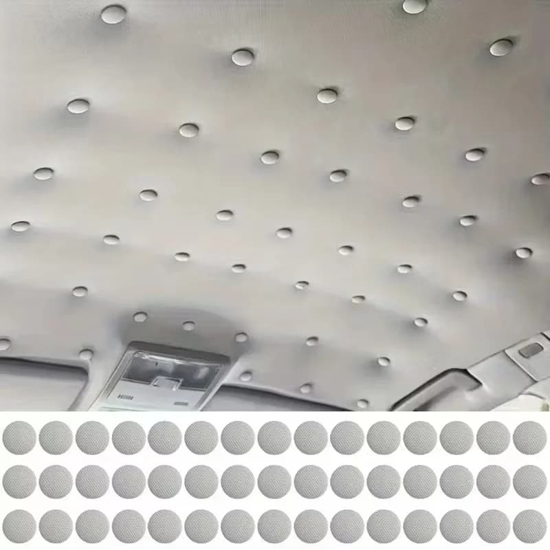 40Pcs Car Durable Headliner Clips For Roof Repair & Maintenance Ceiling Cloth Snap Pins Retainer Fastener Fixed Screw Buckle