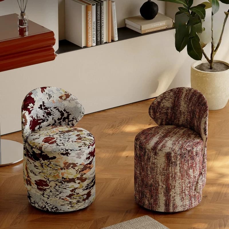 Italian minimalist original low rotatable dressing stool household living room smalldesigner bedroom durable stool