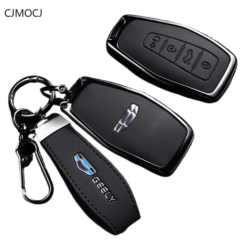 Premium Key Cover Case for Geely Emgrand/Xingrui/Binyue/Xingyue L/Vision/Icon/Binrui Cool/Boyue/Ruixiang (2024) - Key Fob Shell