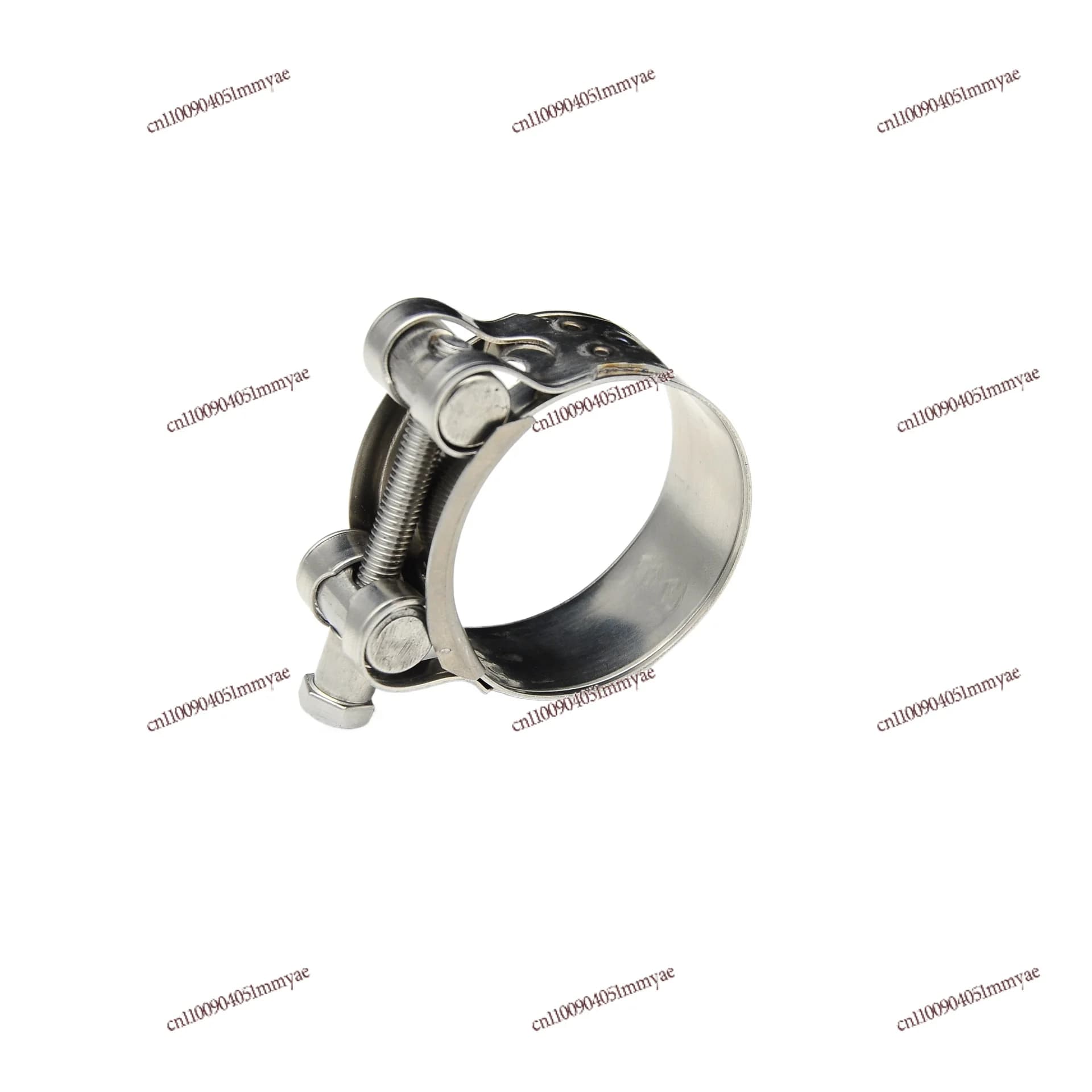 Stainless Steel Strong Hoop European Strong  Reinforced  Single Head Strong Clamping Throat Hoop Pipe Clamping