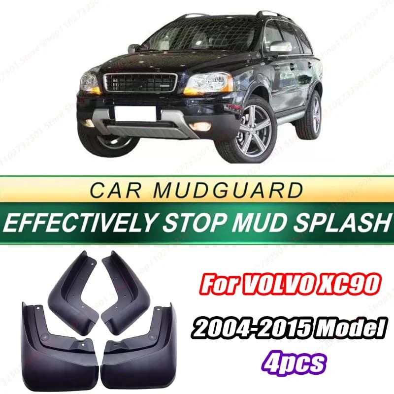 For VOLVO XC90 2004-2015 Model 4PCS Front Rear Mud Flaps Splash Guards Fender Mudguards Auto Accessories
