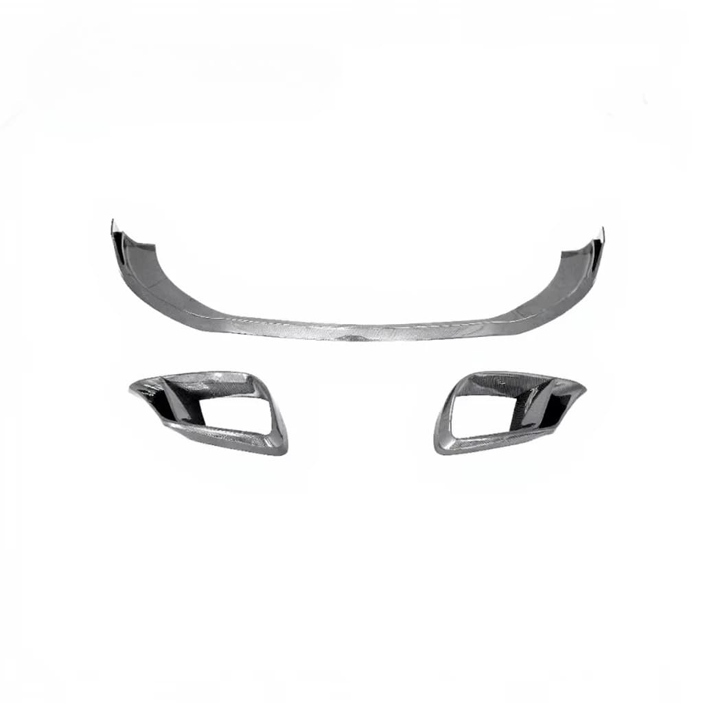 2019y B Style Carbon Fiber Front Lip Spoiler for Mercedes S Class W222 S63/S65  Auto  Exterior Upgrade Part