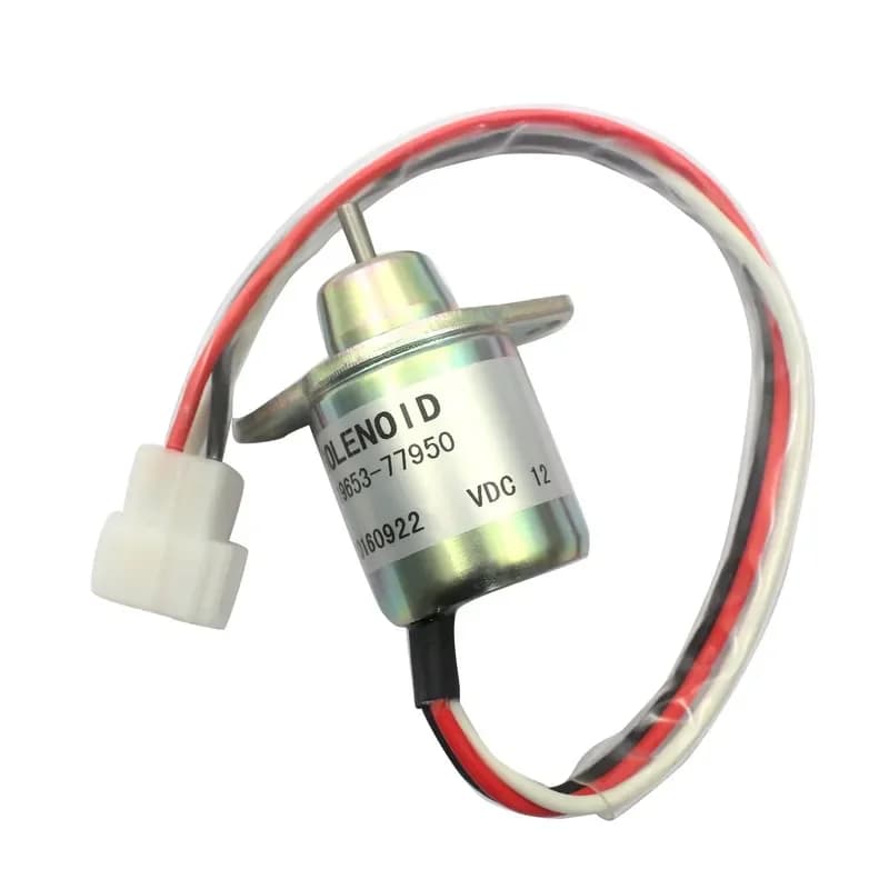 4TNV84 4TNV84T Fuel Shut Off Solenoid 119653-77950 for Yanmar Engine Spare ViO10 ViO15 ViO17 ViO20 ViO25 Machinery Parts