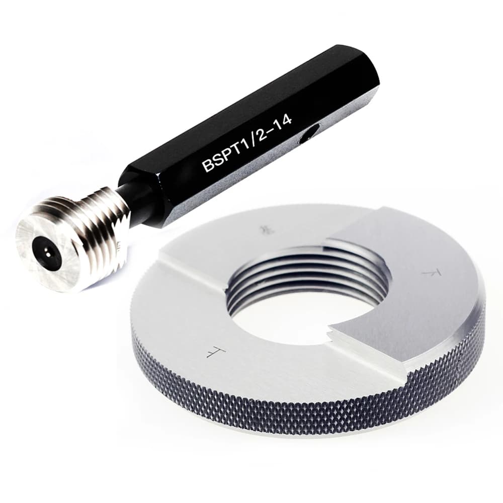 BSPT Tapered pipe thread plug gauge PIPE Thread ring gauges gage Detection tool BSPT 1/8 1/4 1/2 3/4 3/8 1-11 1"1/4 1 1/2 2-11