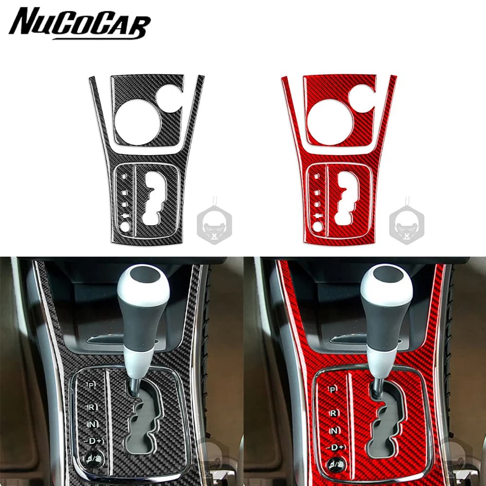For Benz B Class W245 2005-2011 Carbon Fiber Central Gear Shift Transmission Storage Panel Car Accessories Decorative Sticker