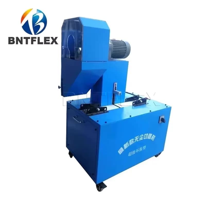 multi-function 2 inch hydraulic rubber hose cutting and hose peeling machine