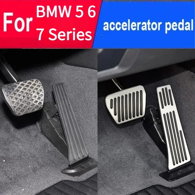 Car Foot Pedals Cover for BMW 5 6 7 Series F01 F07 F10 F11 F06 F13 X3 F25 X4 F26 Z4 E65 E66 E89 E85 AT MT Accessories