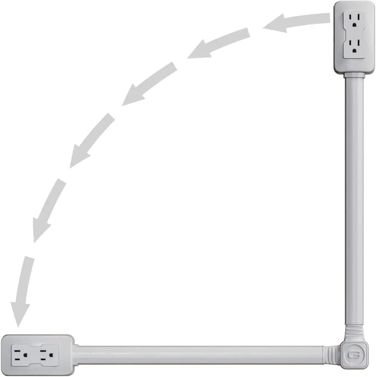 5 hole power socket sofa bedside table expander