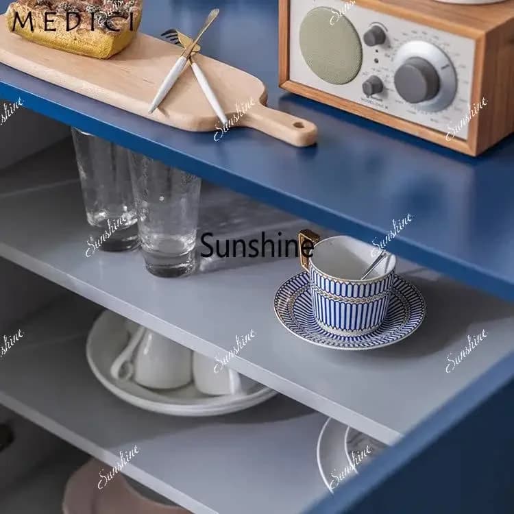 Nordic dining side large-capacity storage cabinet, light luxury style, personalized fashionable painted for home use